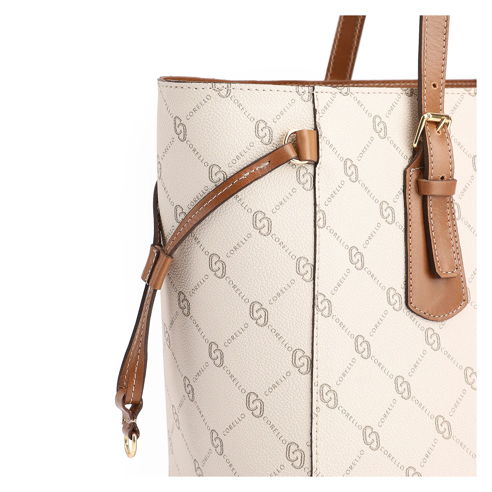 Bolsa Sacola Alt Monograma Off White