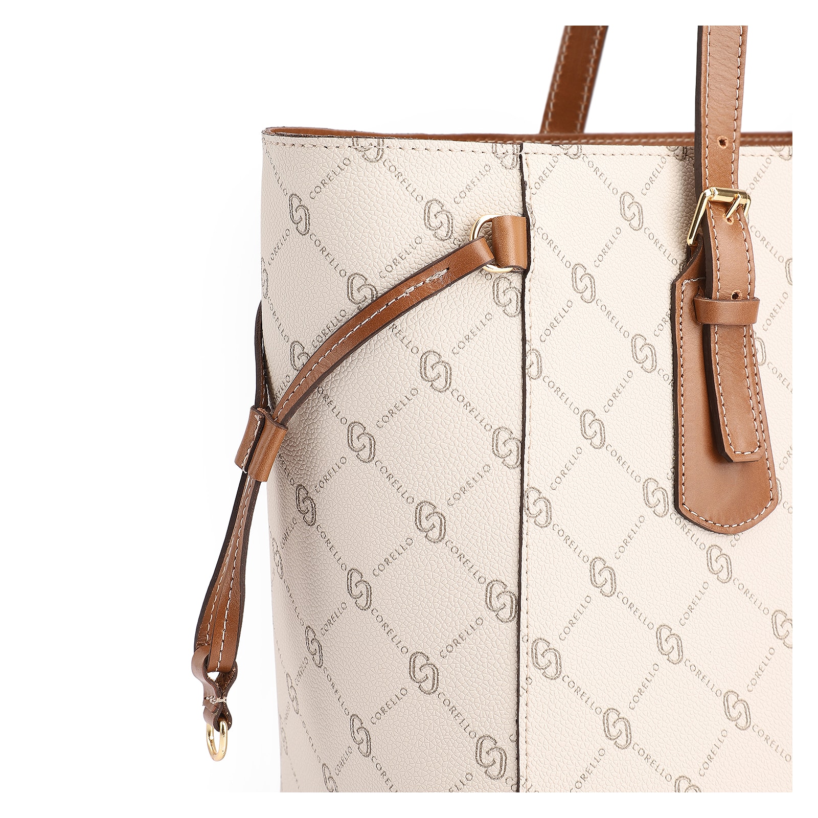 Bolsa Sacola Alt Monograma Off White