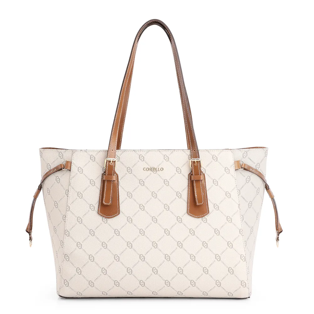 Bolsa Sacola Alt Monograma Off White