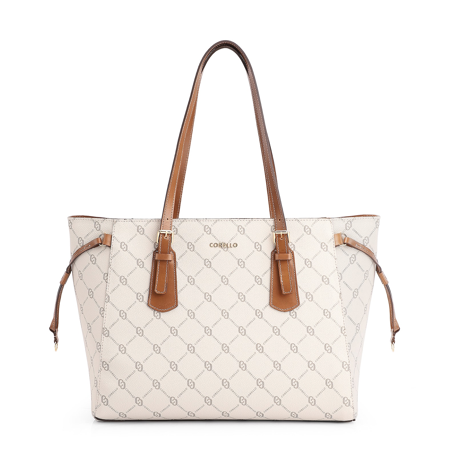 Bolsa Sacola Alt Monograma Off White