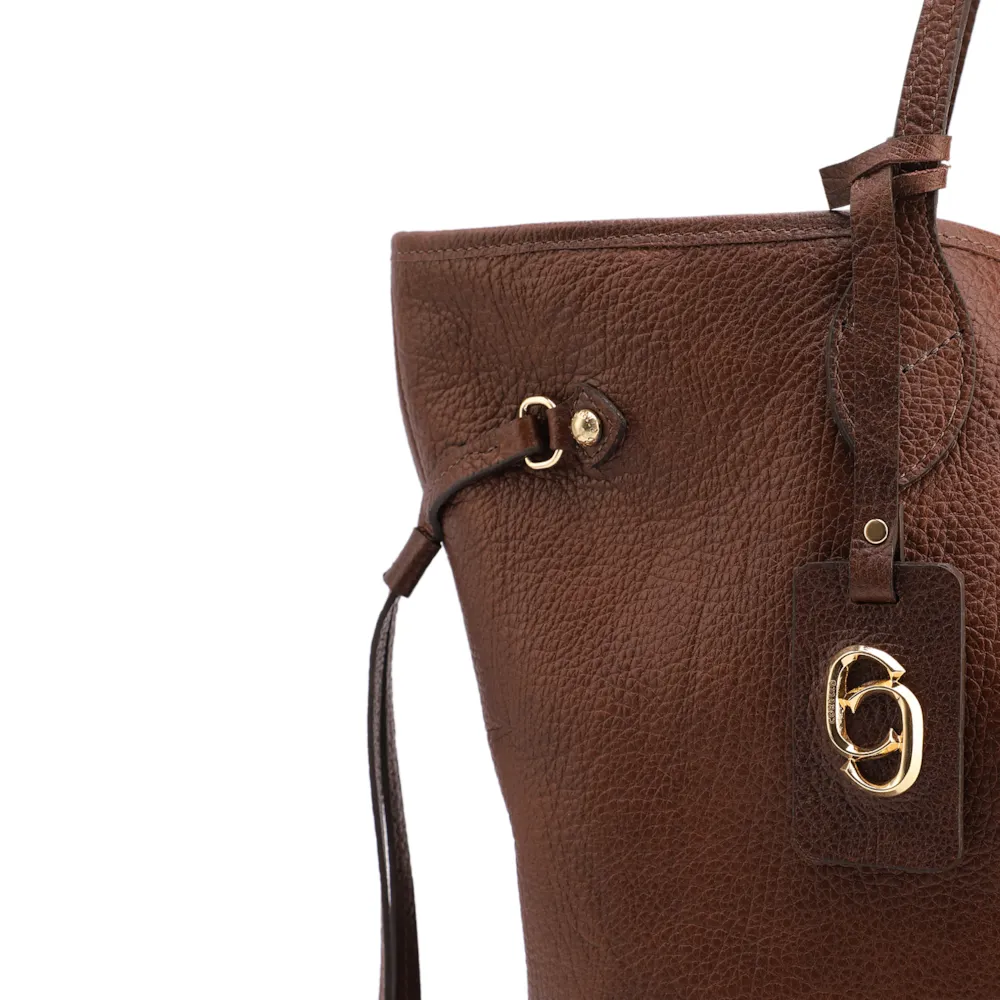 Bolsa Sacola Grande Couro Antique Marrom - imagem 6