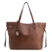 Bolsa Sacola Grande Couro Antique Marrom - imagem 1