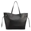 Bolsa Sacola Grande Couro Antique Preto - imagem 4