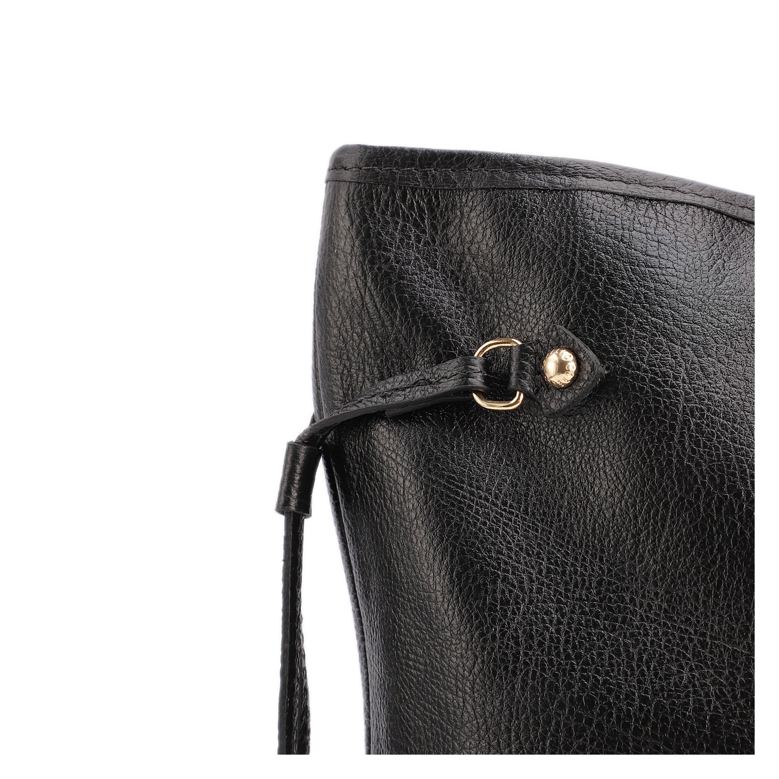 Bolsa Sacola Grande Couro Antique Preto