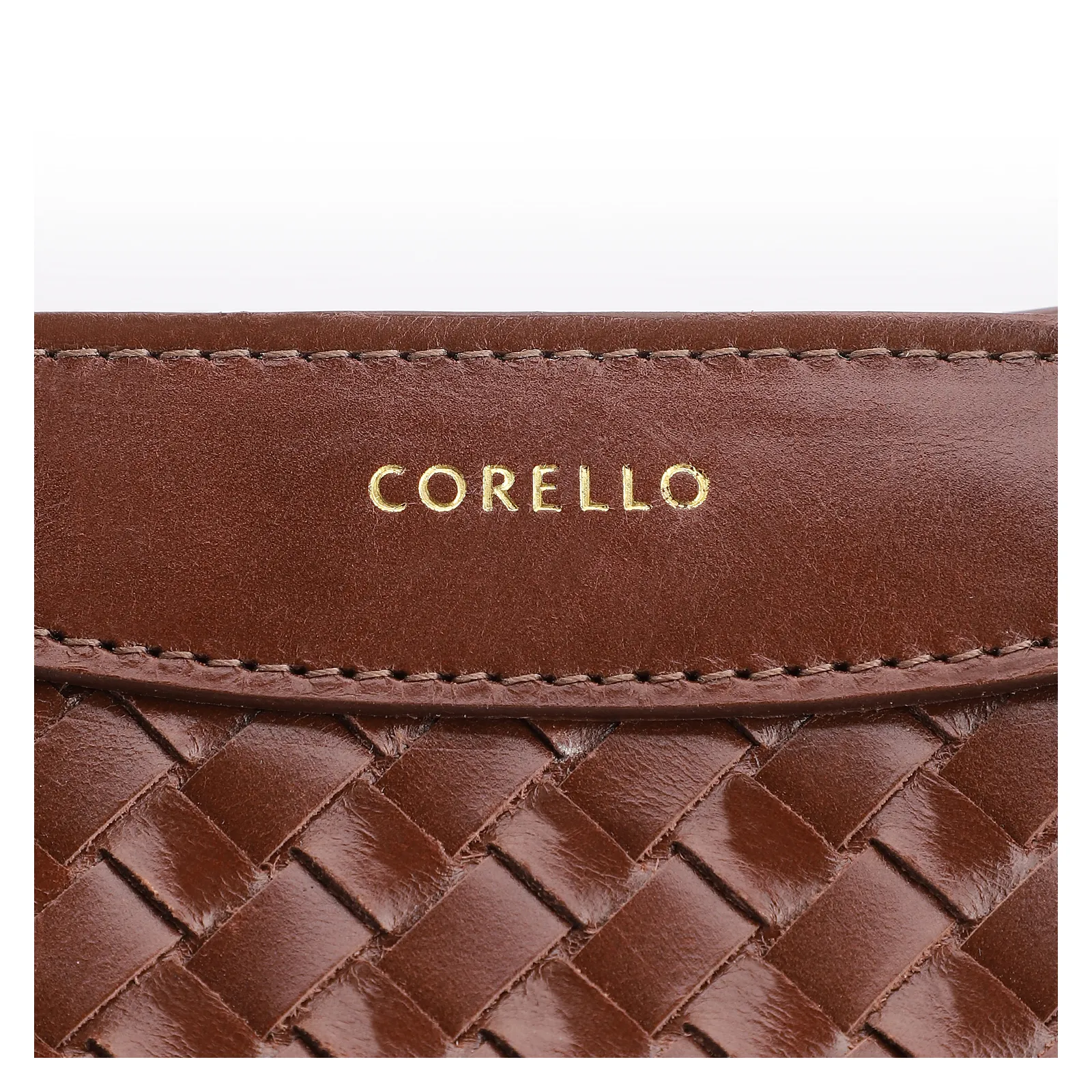 Bolsa Sacola Linho Marrom Esculro/Couro Marrom Claro
