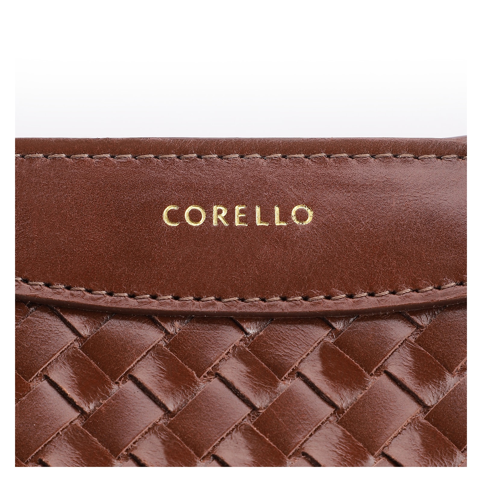 Bolsa Sacola Linho Marrom Esculro/Couro Marrom Claro