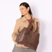 Bolsa Tote Alt Estonado Marrom - imagem 2