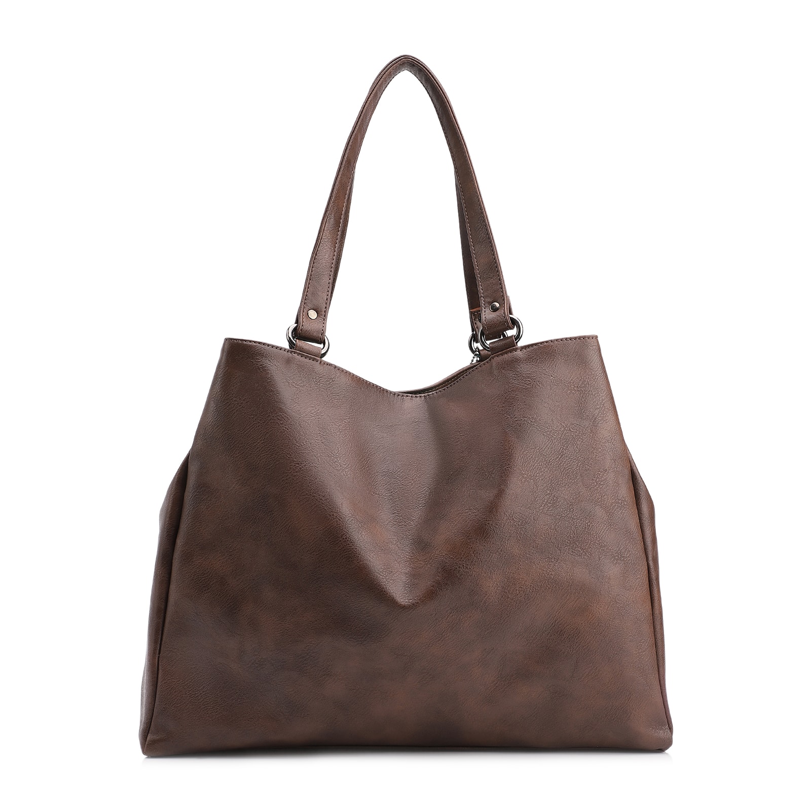Bolsa Tote Alt Estonado Marrom