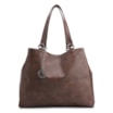 Bolsa Tote Alt Estonado Marrom - imagem 1