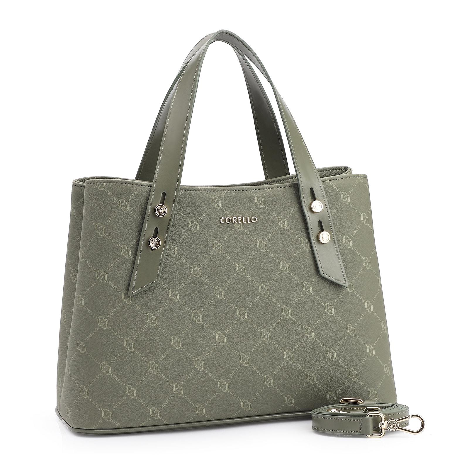 Bolsa Tote Alt Monograma Alt Verde