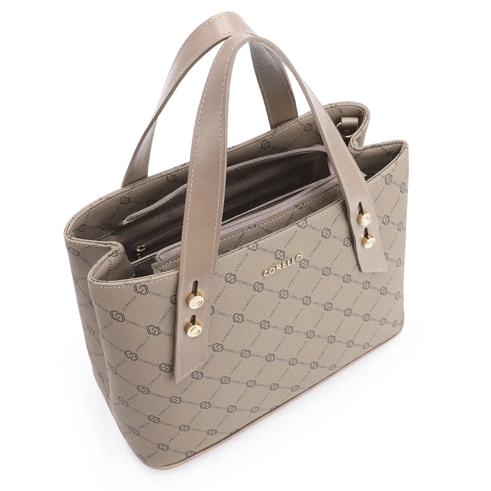 Bolsa Tote Alt Monograma Bege - imagem 4