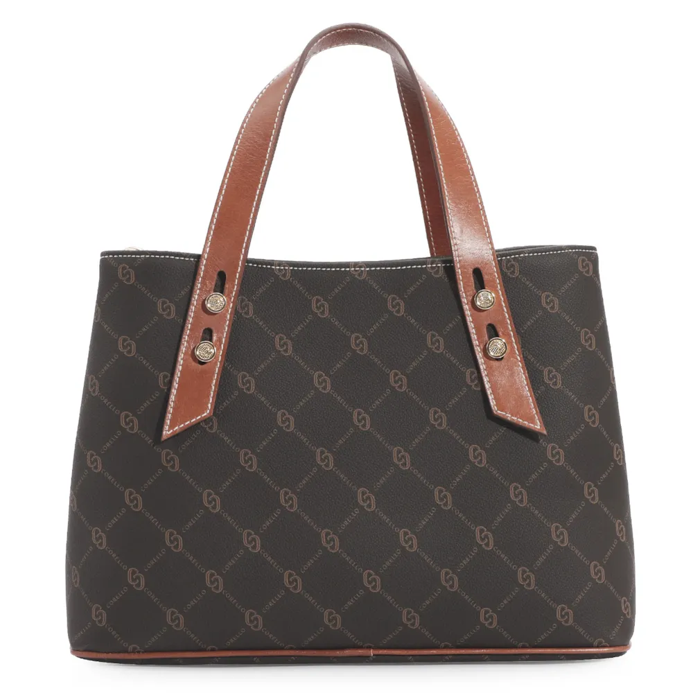 Bolsa Tote Alt Monograma Marrom - imagem 4