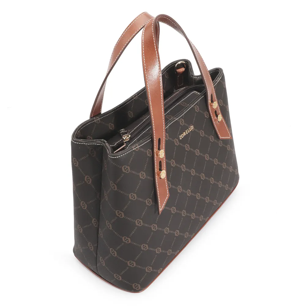 Bolsa Tote Alt Monograma Marrom - imagem 5