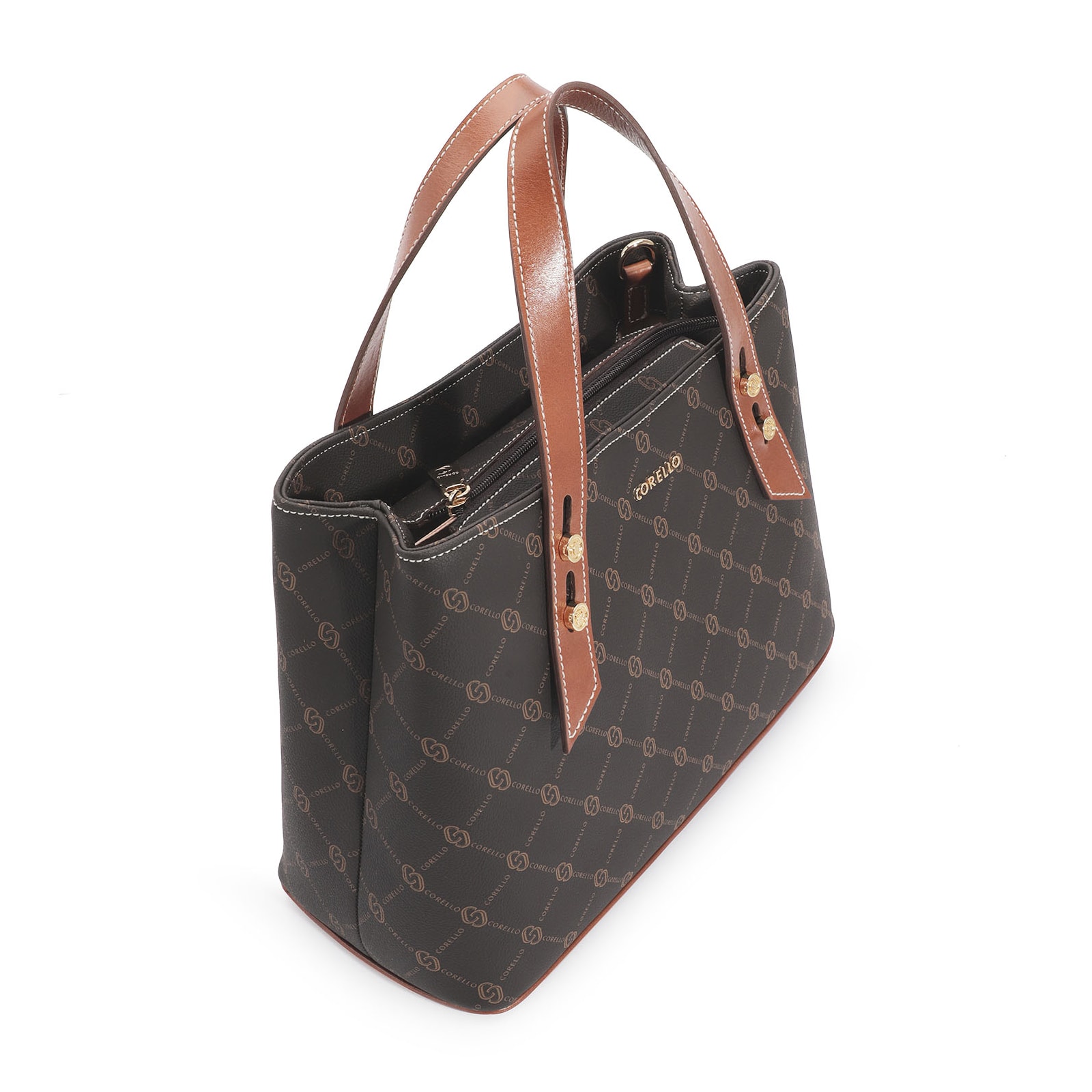 Bolsa Tote Alt Monograma Marrom