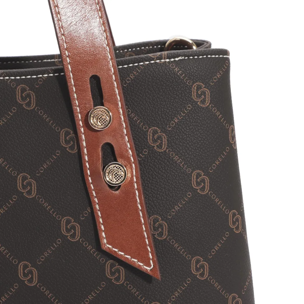 Bolsa Tote Alt Monograma Marrom - imagem 7