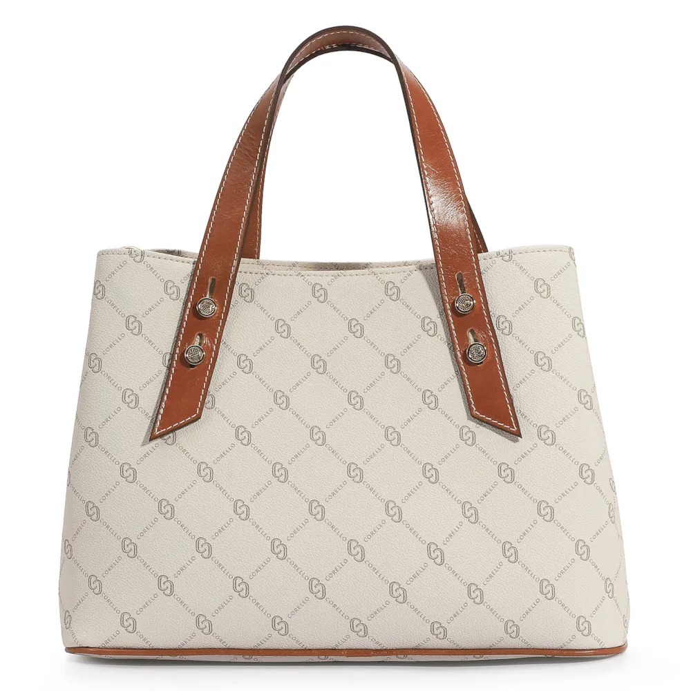 Bolsa Tote Alt Monograma Off White - imagem 4