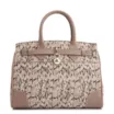 Bolsa Tote Alt Python Bege /Couro Bege - imagem 1
