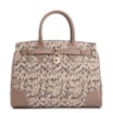 Bolsa Tote Alt Python Bege /Couro Bege - imagem 1