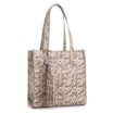 Bolsa Tote Alt Python Bege/ Preto - imagem 2