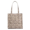 Bolsa Tote Alt Python Bege/ Preto - imagem 3