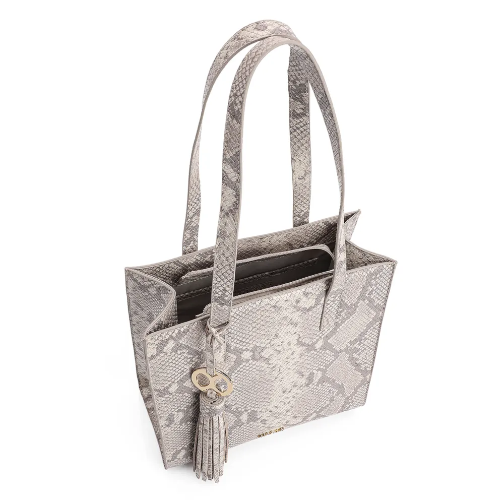 Bolsa Tote Alt Python Cinza - imagem 4