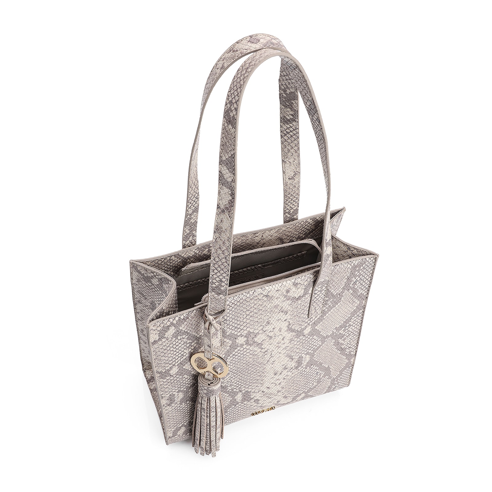 Bolsa Tote Alt Python Cinza