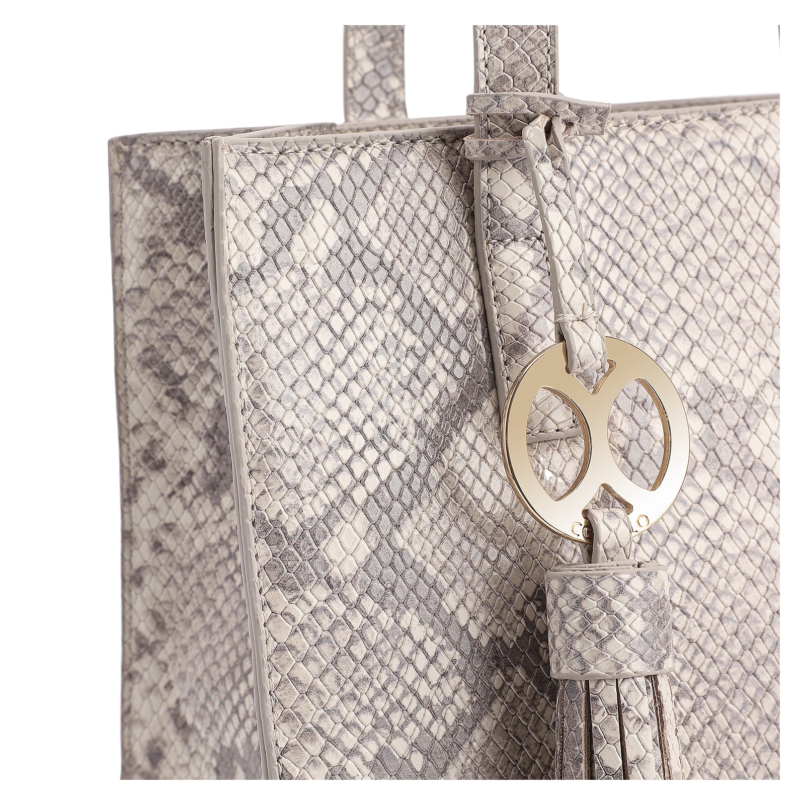 Bolsa Tote Alt Python Cinza