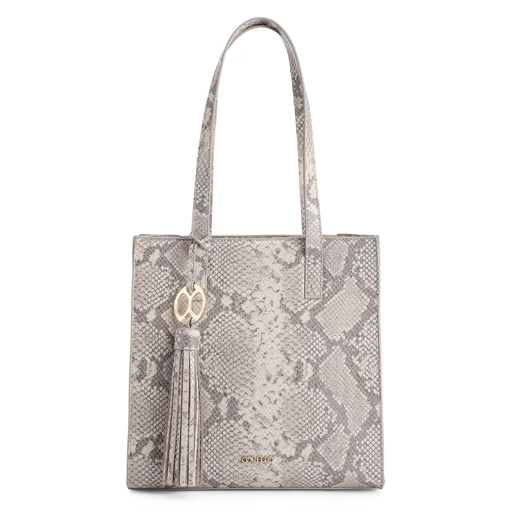 Bolsa Tote Alt Python Cinza