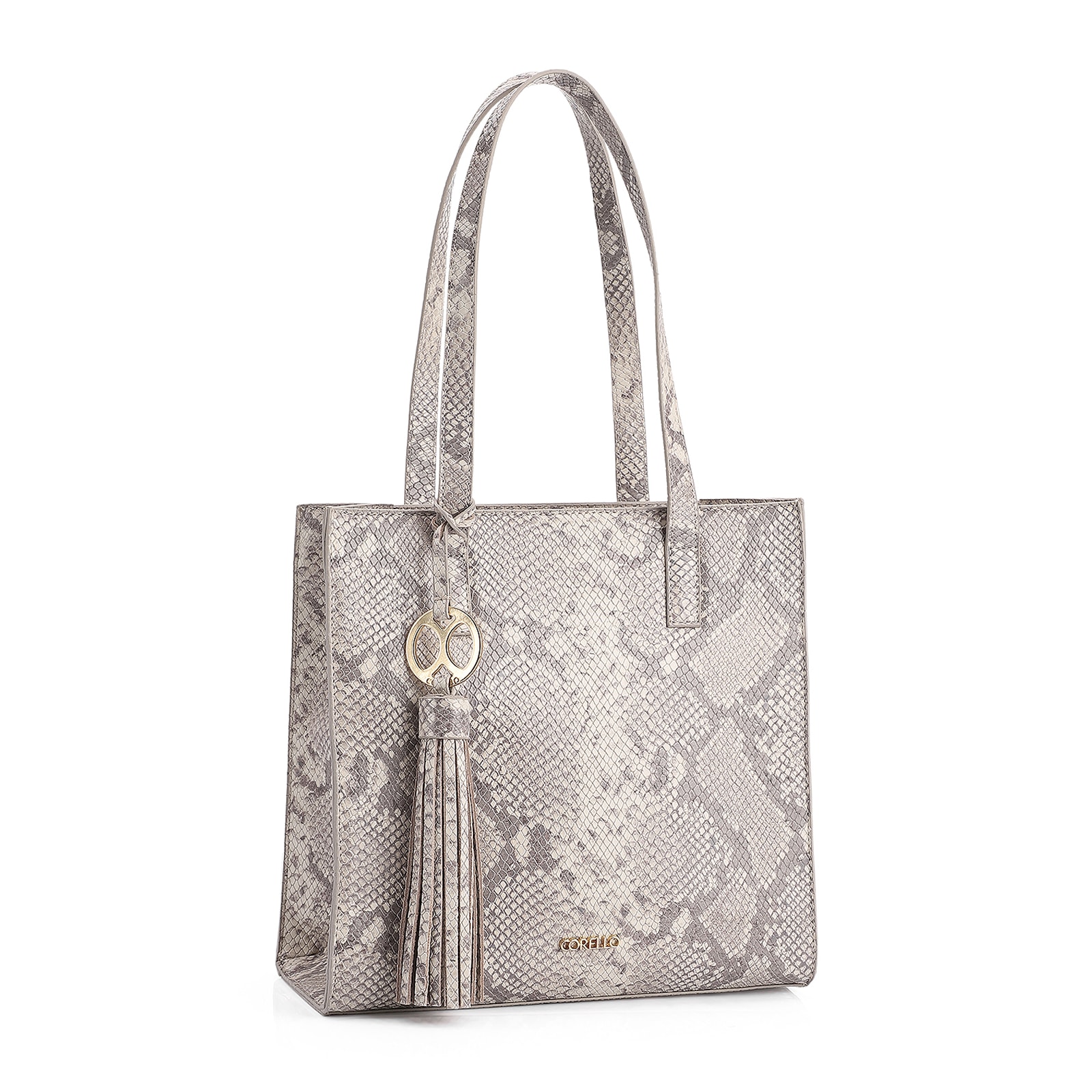 Bolsa Tote Alt Python Cinza