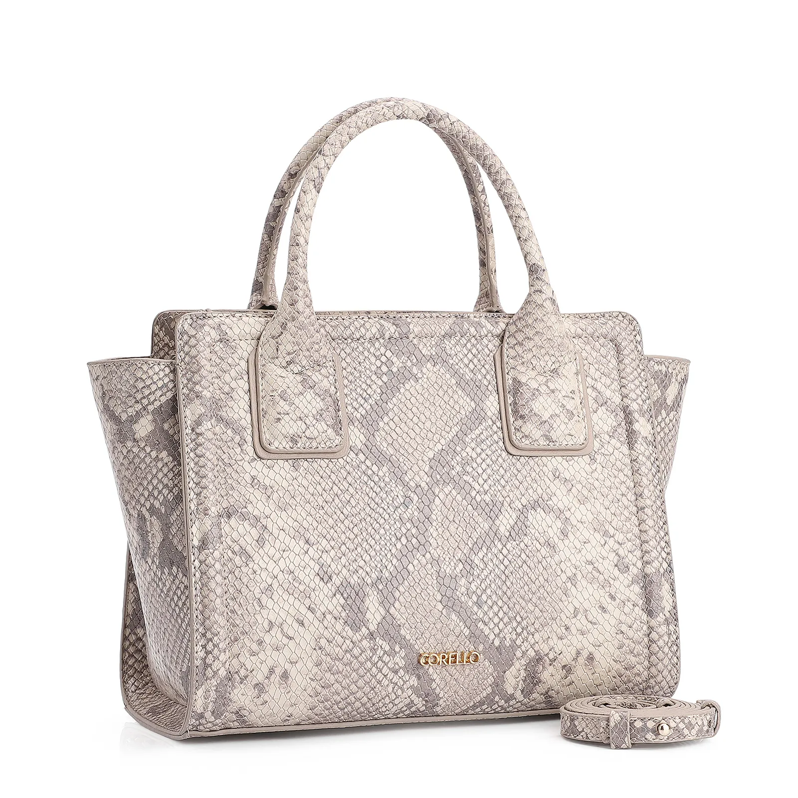 Bolsa Tote Alt Python Cinza