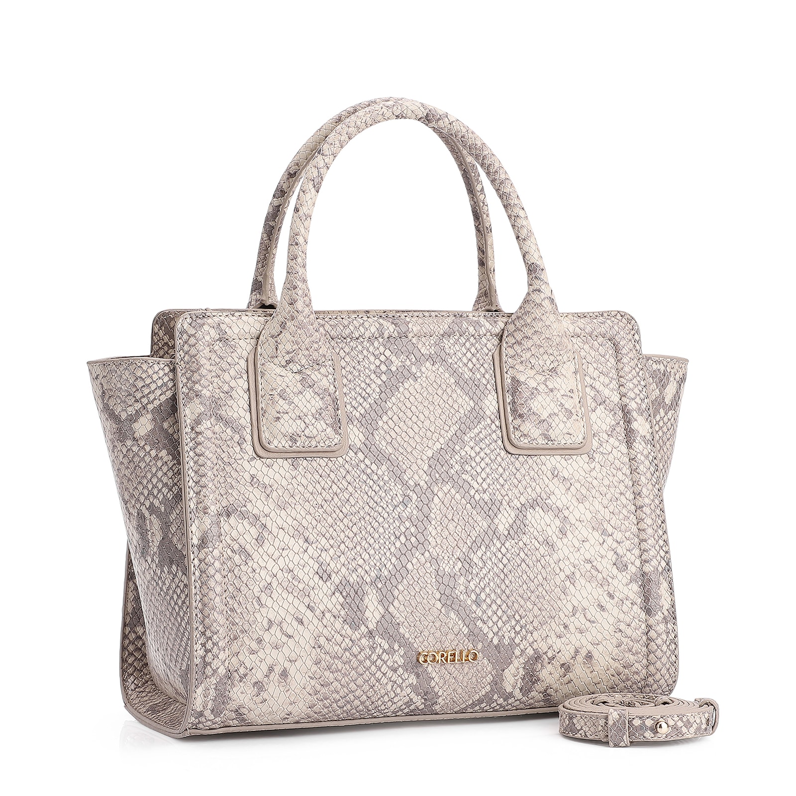 Bolsa Tote Alt Python Cinza