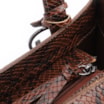 Bolsa Tote Alt Python Marrom - imagem 6