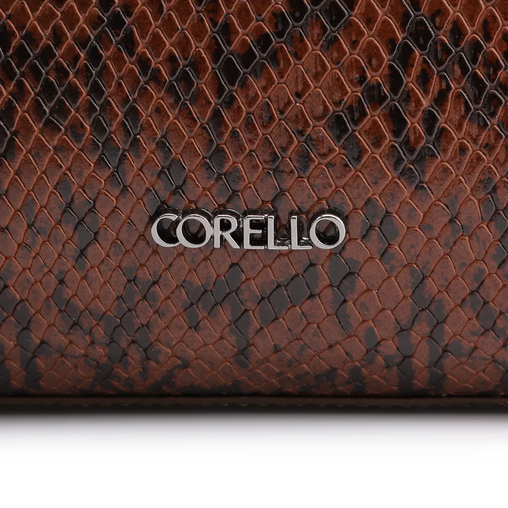Bolsa Tote Alt Python Marrom - imagem 7
