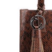 Bolsa Tote Alt Python Marrom - imagem 8