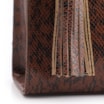 Bolsa Tote Alt Python Marrom - imagem 9