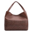 Bolsa Tote Alt Python Marrom /Couro Marrom - imagem 4