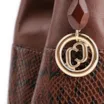 Bolsa Tote Alt Python Marrom /Couro Marrom - imagem 7