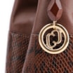 Bolsa Tote Alt Python Marrom /Couro Marrom - imagem 7