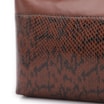 Bolsa Tote Alt Python Marrom /Couro Marrom - imagem 8