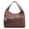 Bolsa Tote Alt Python Marrom /Couro Marrom - imagem 1
