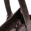 Bolsa Tote Alt Python Marrom Escuro - imagem 5