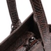 Bolsa Tote Alt Python Marrom Escuro - imagem 5