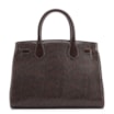 Bolsa Tote Alt Python Marrom Escuro/Couro Marrom Escuro - imagem 4