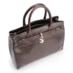 Bolsa Tote Alt Python Marrom Escuro/Couro Marrom Escuro - imagem 5
