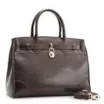 Bolsa Tote Alt Python Marrom Escuro/Couro Marrom Escuro - imagem 3
