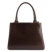 Bolsa Tote Alt Tramado Camurça Marrom /Couro Marrom Escuro - imagem 3