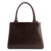 Bolsa Tote Alt Tramado Camurça Marrom /Couro Marrom Escuro - imagem 3