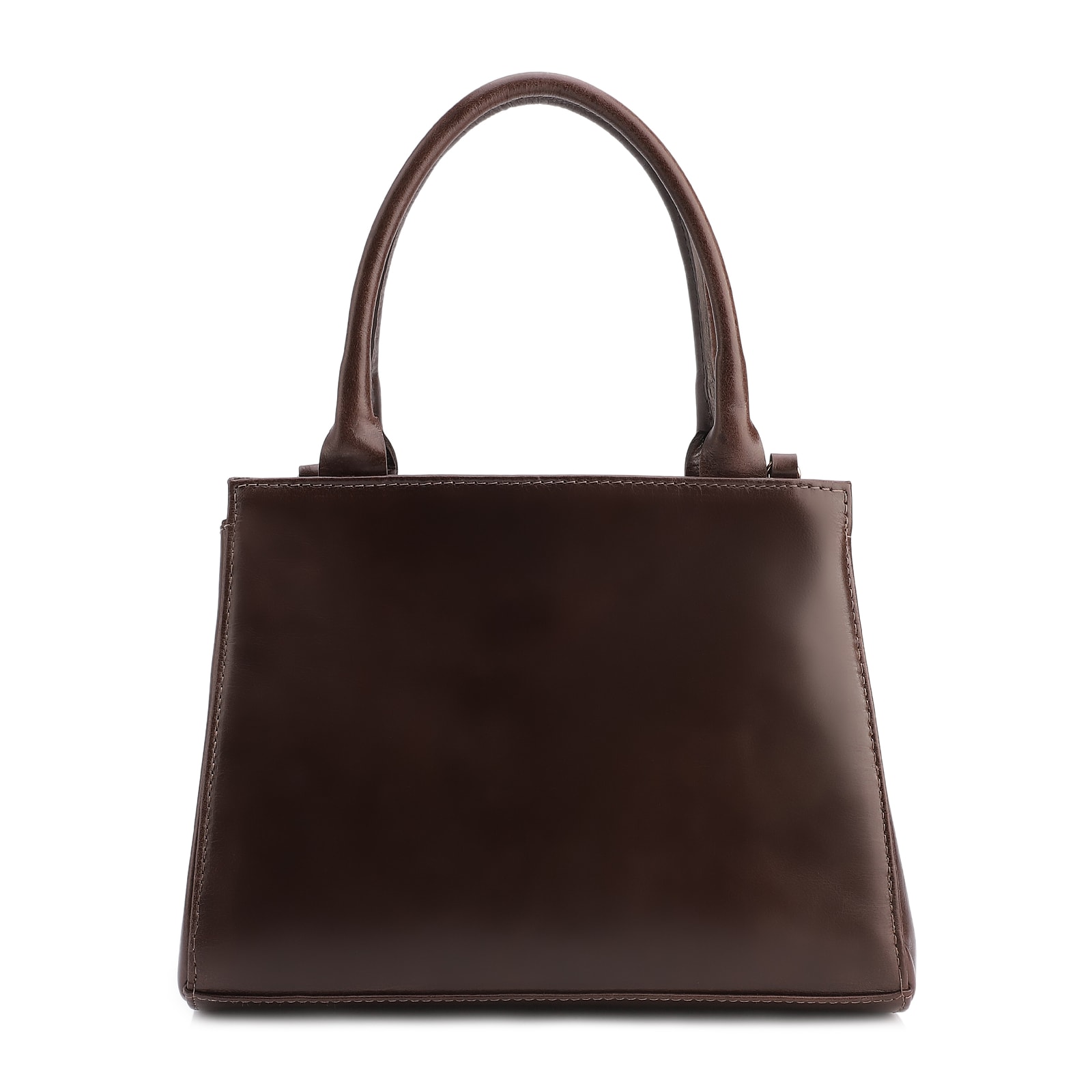 Bolsa Tote Alt Tramado Camurça Marrom /Couro Marrom Escuro