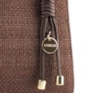 Bolsa Tote Alt Tramado Camurça Marrom /Couro Marrom Escuro - imagem 7