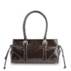 Bolsa Tote Alt Verniz Marrom Escuro - imagem 1